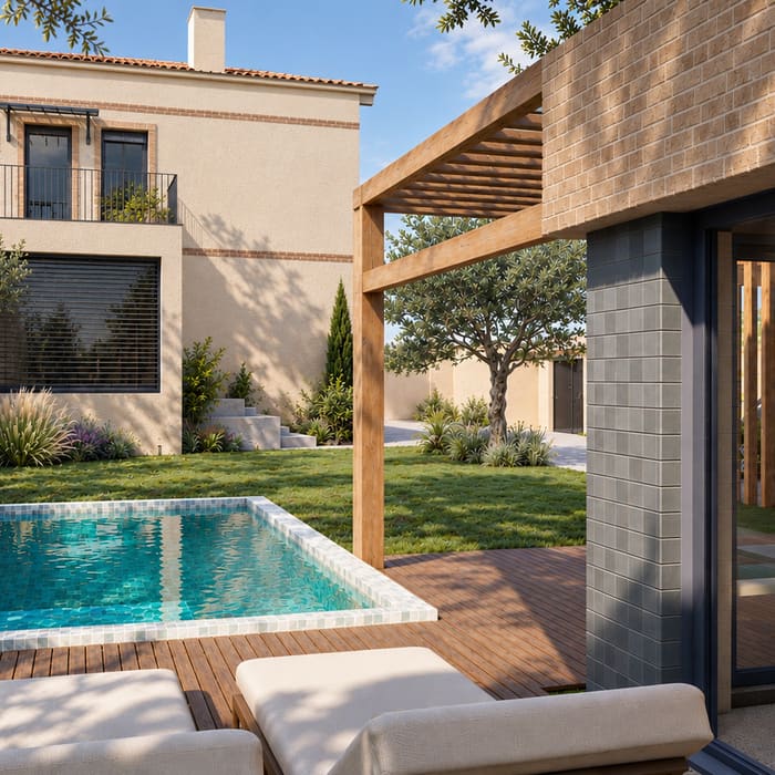 Poolhouse et extension